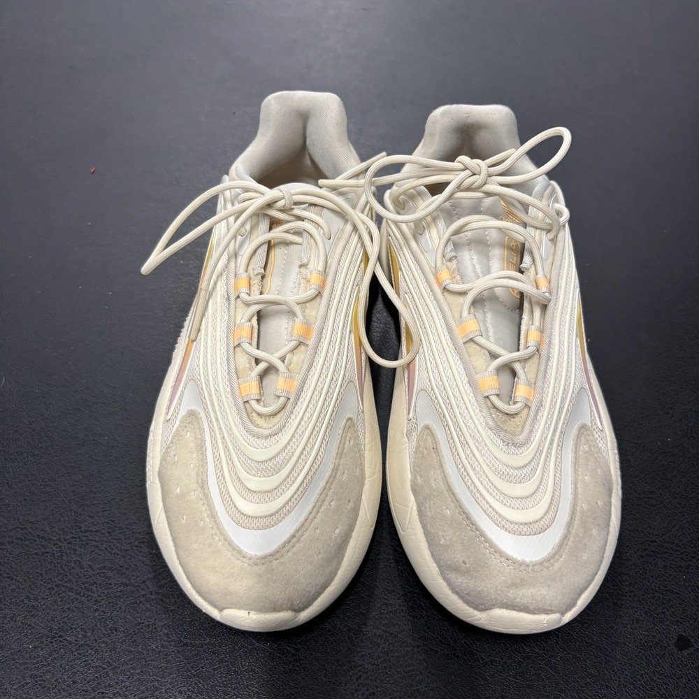 adidas Ozelia Cream White‎ Acid Orange Women's Size 8 - Picture 4 of 7